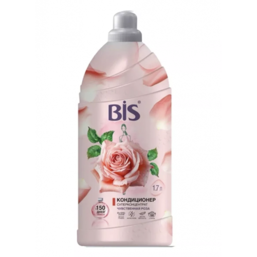 BIS Кондиционер для белья суперконцентрат 1,7л Чувственная роза